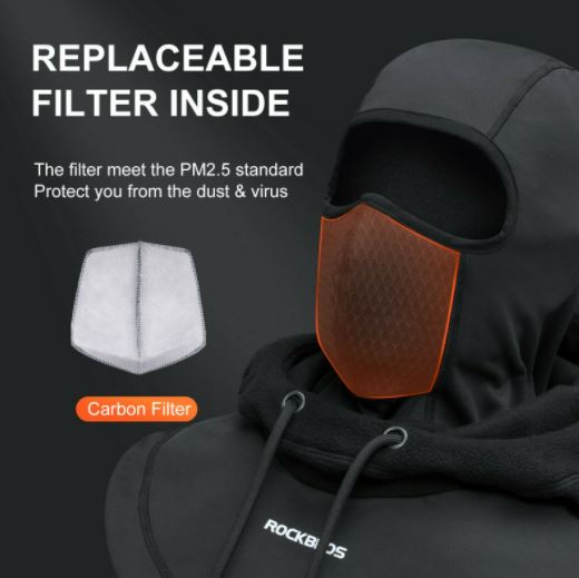 ROCKBROS símaszk Thermo Fleece Balaclava Winter Cap Balaclava Under Sisak