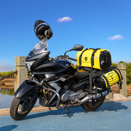 ROCKBROS motoros táska vízálló nyeregtáska 20L/40L csomagtartó táska PVC