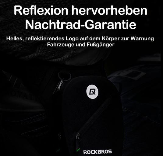 ROCKBROS Fanny Pack vízálló deréktáska többfunkciós lábtáska motorkerékpár