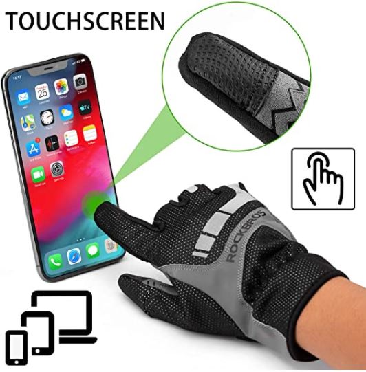 ROCKBROS Kerékpáros kesztyűk Szélálló Full Finger
