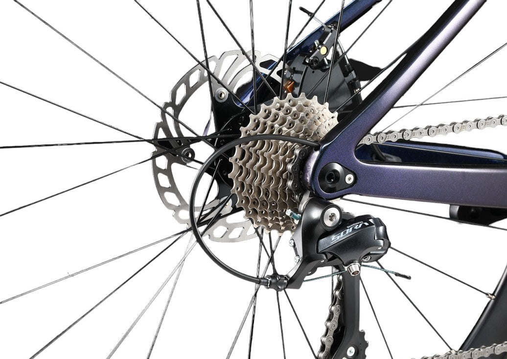 RINOS karbon országúti kerékpár 700C Shimano SORA R3000 18 sebességes Odin1.0