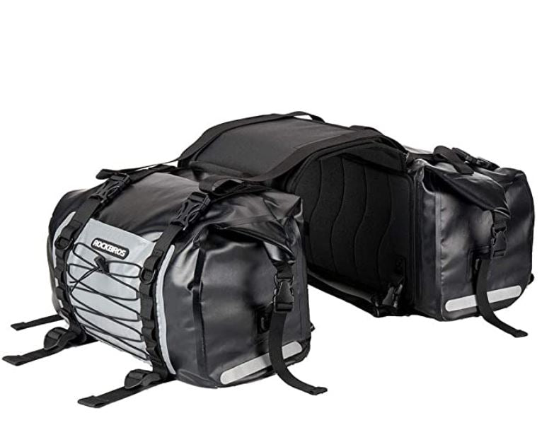ROCKBROS AS-010 motorkerékpár dupla nyeregtáska, vízálló, kb. 62 l