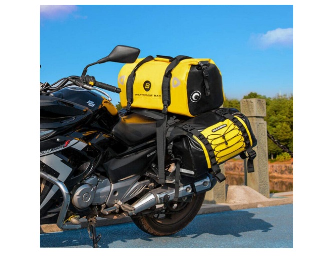 ROCKBROS AS-010 motorkerékpár dupla nyeregtáska, vízálló, kb. 62 l