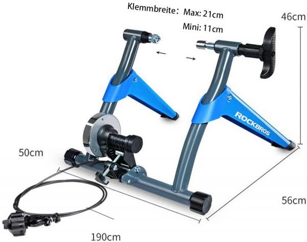 ROCKBROS Roller Trainer szobakerékpár kábelvezérlő 8 lépésben