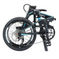 KABON City összecsukható kerékpár Carbon Shimano Altus 9S 20 hüvelykes