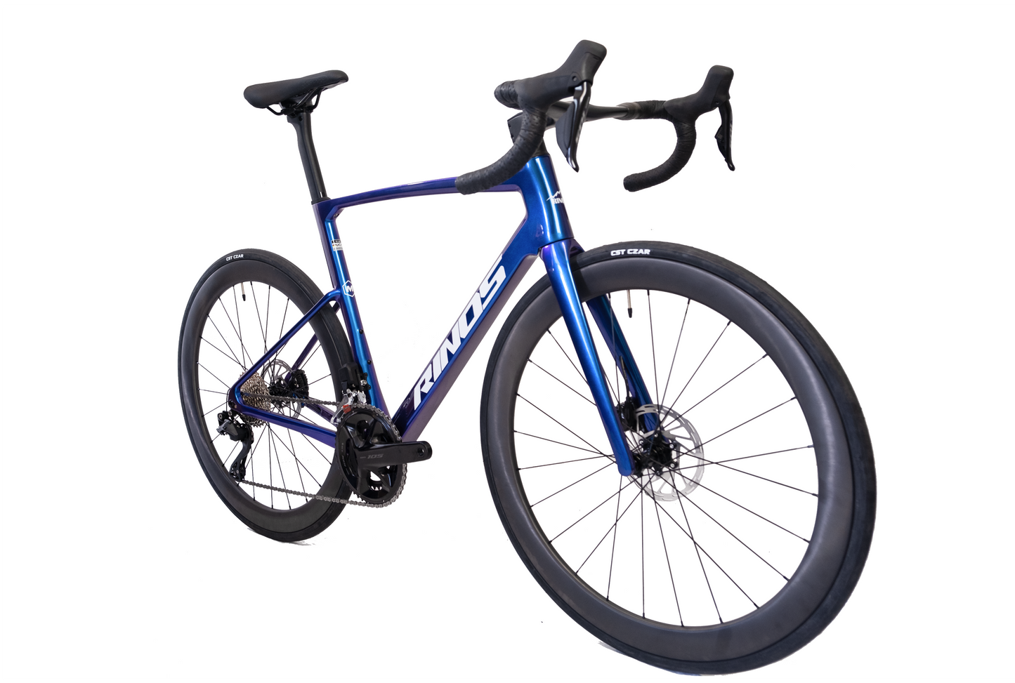 RINOS Karbon Országúti Kerékpár Odin 6.1 Shimano 105 Di2, 24 sebesség