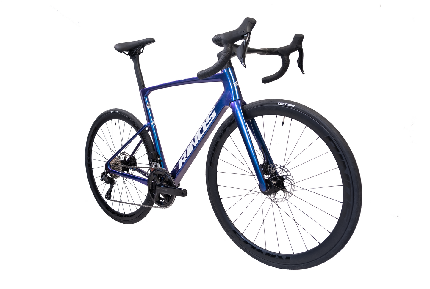 RINOS karbon országúti kerékpár Odin 6.0 700C Shimano 105 Di2 R7150, 24 sebesség