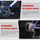 RINOS karbon országúti kerékpár 700C Shimano Ultegra R8000 22 sebességes Odin5.0