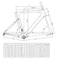 RINOS karbon országúti kerékpár 700C Shimano 105 R7120 24 sebességes Odin4.0