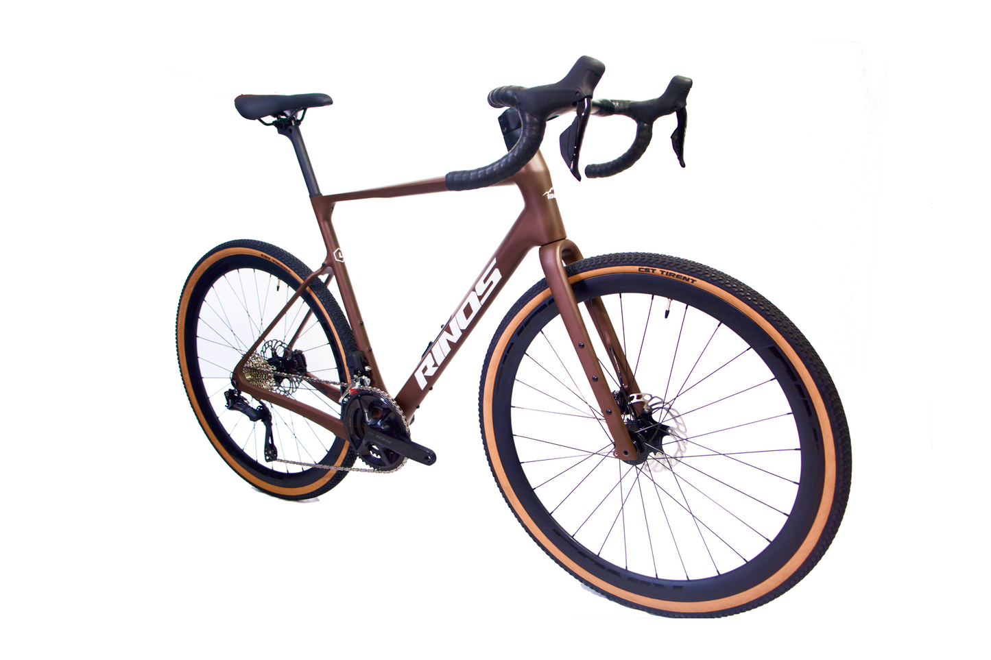 RINOS Karbon Terepgravel Sandman8.0 Shimano 105 Di2 Kávé