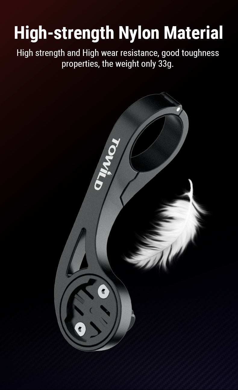 TOWILD AS90 Kerékpárkormány zseblámpa tartó hosszabbító konzol kerékpárkomputer lámpához és GoPro GARMIN XOSS iGPSporthoz