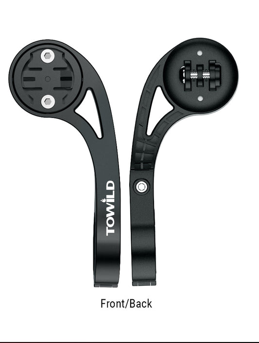 TOWILD AS90 Kerékpárkormány zseblámpa tartó hosszabbító konzol kerékpárkomputer lámpához és GoPro GARMIN XOSS iGPSporthoz