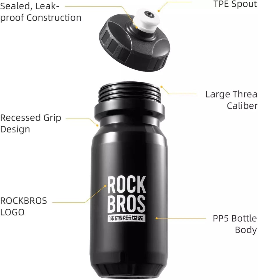 ROCKBROS Kerékpáros vizespalack 600ml Ivópalack Kulacs Kerékpározás