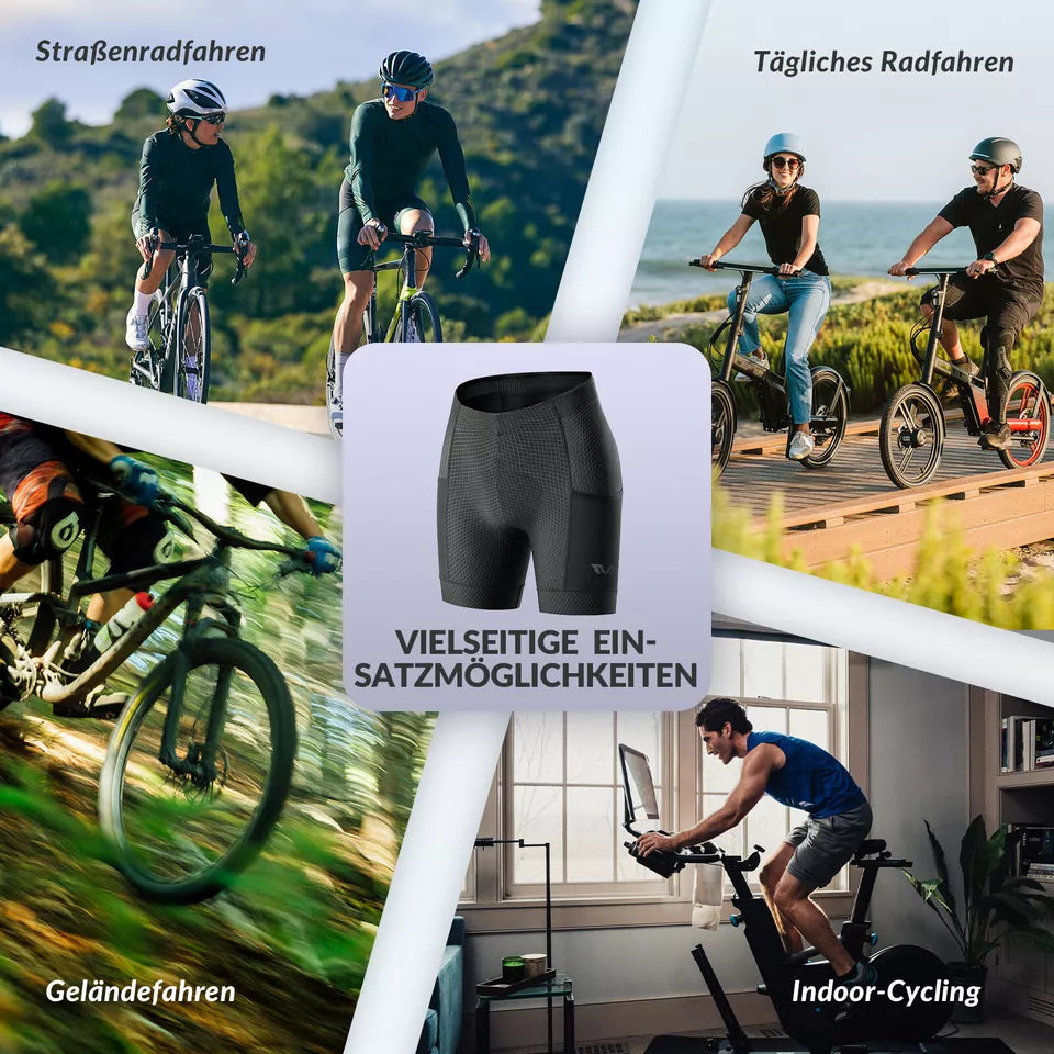 ROCKBROS TVI kerékpáros rövidnadrág női kerékpáros nadrág 4D párnázott kerékpáros rövidnadrág rövid leggings