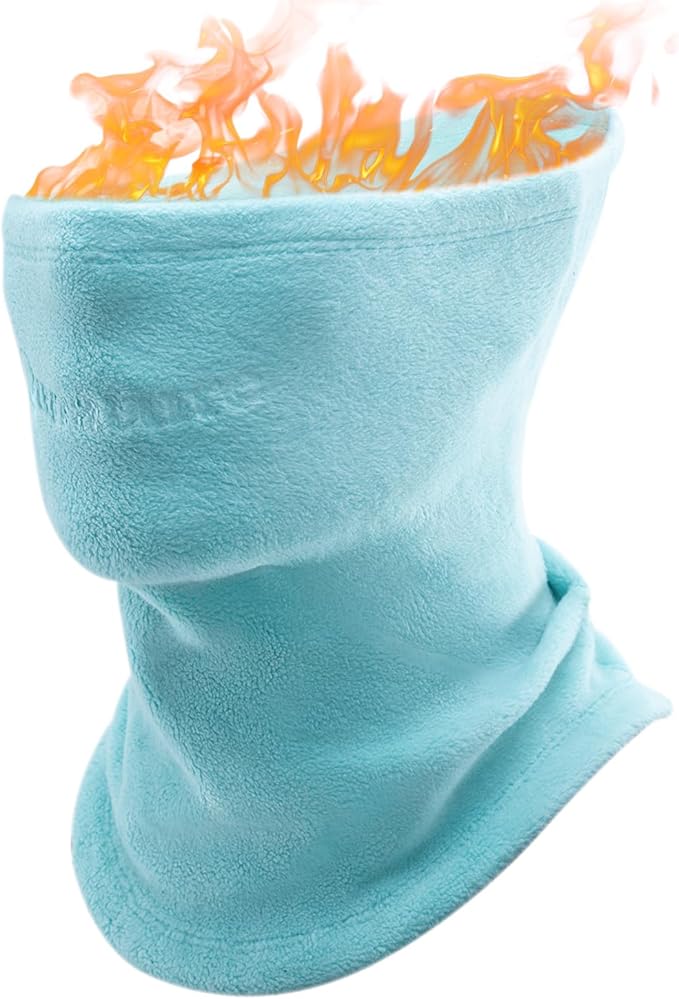 Qunature Winter Neck Warmer Sícső Sál Polár Vastag Szélálló Légáteresztő Thermal Nyak Sál Női és Férfi Szabadtéri Sportok Síelés Futás Kerékpározás Snowboardozás