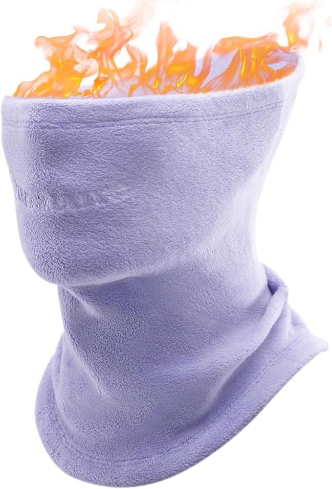 Qunature Winter Neck Warmer Sícső Sál Polár Vastag Szélálló Légáteresztő Thermal Nyak Sál Női és Férfi Szabadtéri Sportok Síelés Futás Kerékpározás Snowboardozás