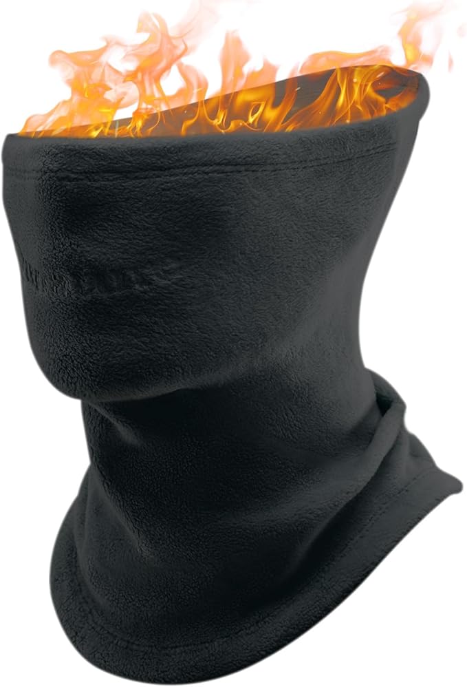 Qunature Winter Neck Warmer Sícső Sál Polár Vastag Szélálló Légáteresztő Thermal Nyak Sál Női és Férfi Szabadtéri Sportok Síelés Futás Kerékpározás Snowboardozás