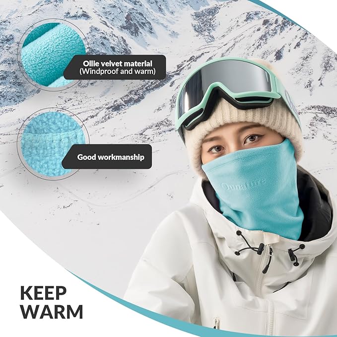 Qunature Balaclava Winter Warm Balaclava Thermal szélálló Balaclava símaszk szabadtéri tevékenységekhez, például kerékpározáshoz motorozáshoz snowboardozáshoz síelés nyakmelegítő nőknek/férfiaknak unisex