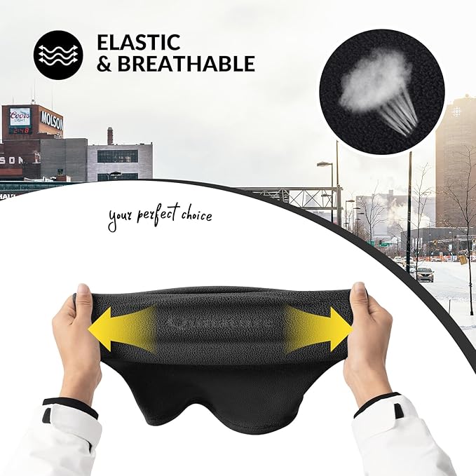 Qunature Balaclava Winter Warm Balaclava Thermal szélálló Balaclava símaszk szabadtéri tevékenységekhez, például kerékpározáshoz motorozáshoz snowboardozáshoz síelés nyakmelegítő nőknek/férfiaknak unisex