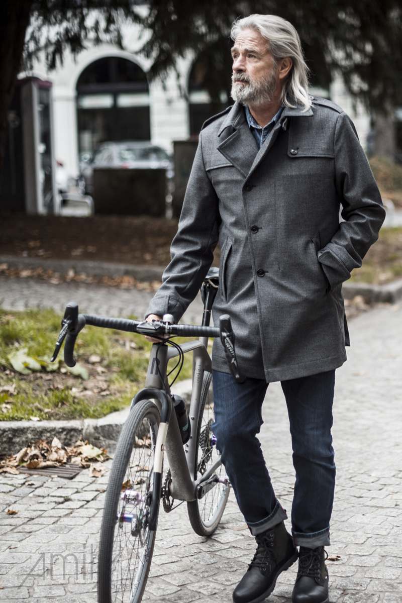 Amity kerékpáros kabát Franz c_change Anthra men