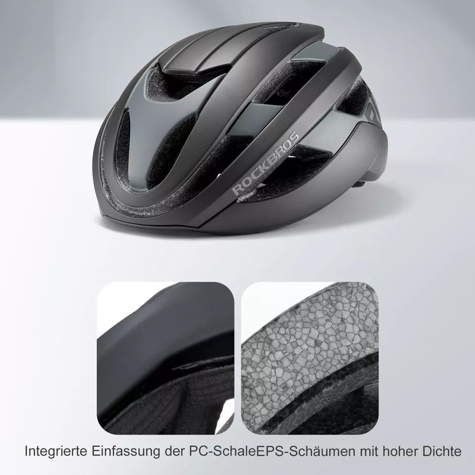 ROCKBROS kerékpáros sisak kerékpáros sisak unisex védősisak mountain bike országúti kerékpáros sisakhoz
