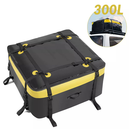 ROCKBROS 300L autós tetőtáska vízálló autós poggyásztáska tetőbox összecsukható PVC
