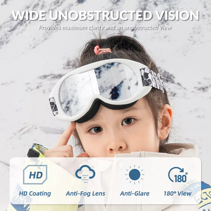 Qunature síszemüveg, snowboard szemüveg szemüveges gyerekeknek és felnőtteknek, páramentesítő