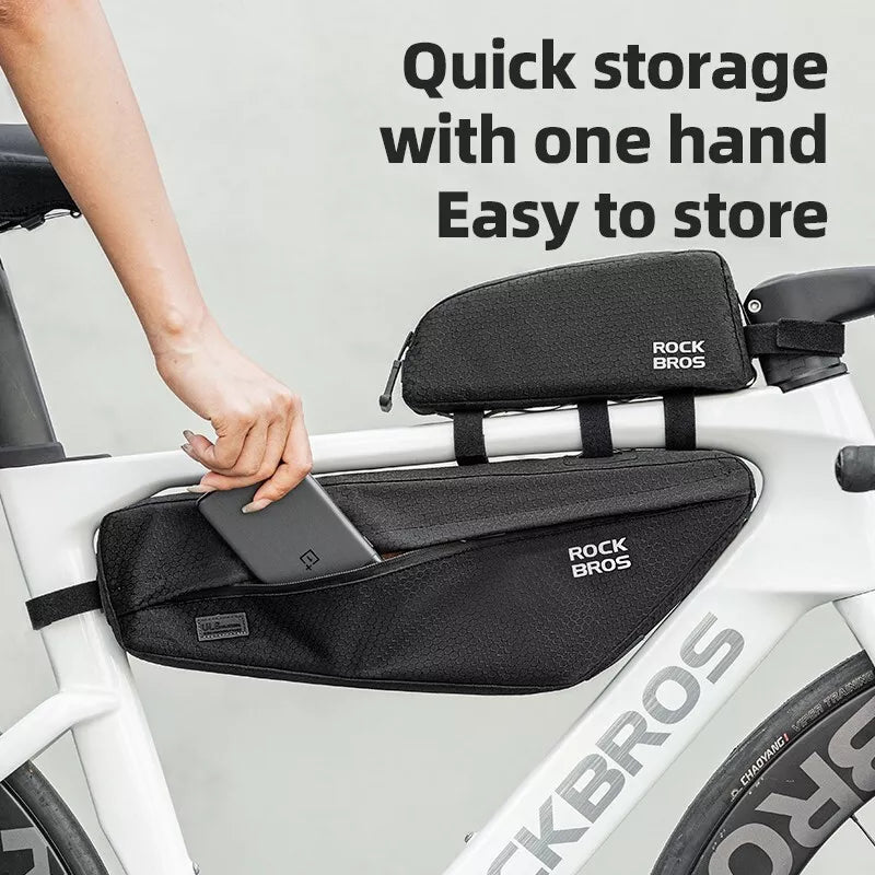 ROCKBROS kerékpár táska keretes táska kivehető háromszög táska MTB 2.9L-hez