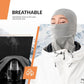 Qunature Balaclava Balaclava téli símaszk Szélálló, lélegző arcmaszk M/L szabadtéri sportokhoz Síelés Kerékpározás Snowboard Motorkerékpár Női/Férfi