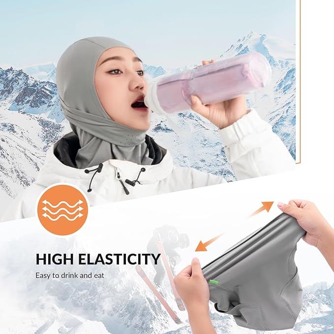 Qunature Balaclava Balaclava téli símaszk Szélálló, lélegző arcmaszk M/L szabadtéri sportokhoz Síelés Kerékpározás Snowboard Motorkerékpár Női/Férfi