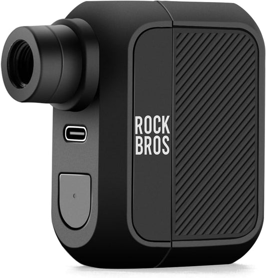 ROCKBROS Mini elektromos kerékpárszivattyú, maximum 100 PSI újratölthető mini szivattyú