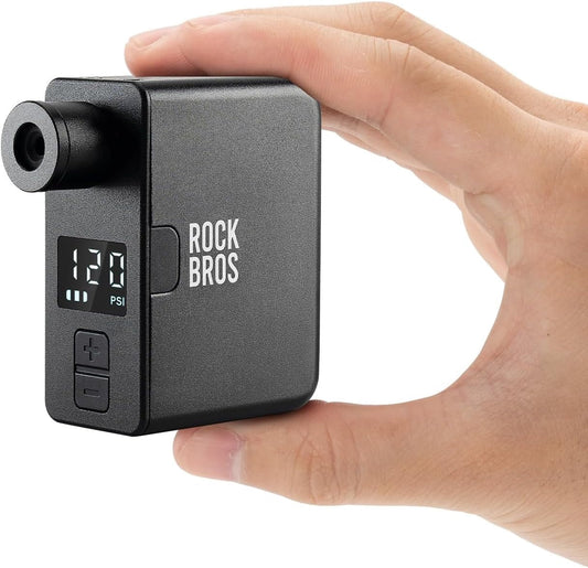ROCKBROS elektromos kerékpár szivattyú 120 PSI hordozható mini szivattyúk újratölthető 450 mAh apró E-szivattyú kis kompresszor