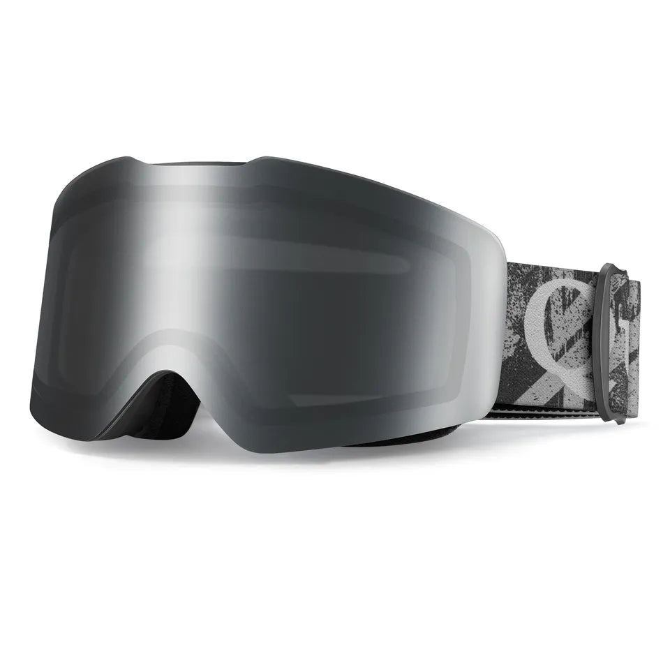 Qunature keret nélküli síszemüveg Snowboard szemüveg UV400 páramentesítő szemüveg unisex