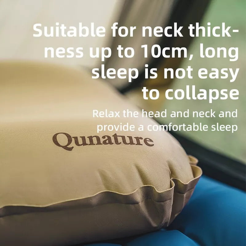 Qunature Camping Pillow Beach Párna Párna Szabadban Felfújható Párna