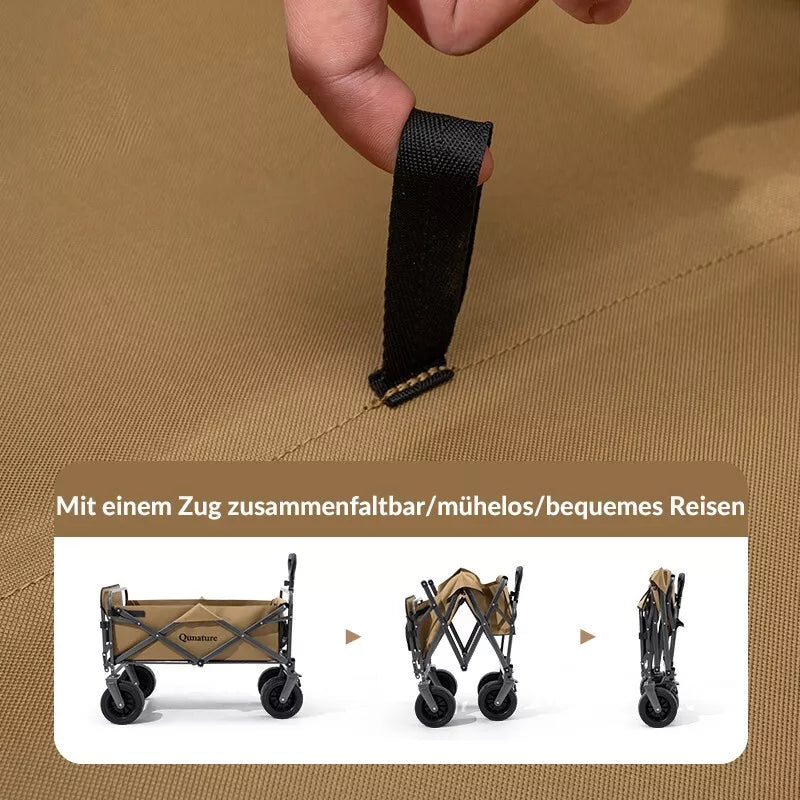 QUNATURE kempingautó kézikocsi 180L