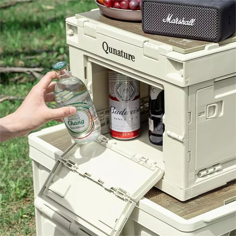 Qunature Camping Box összecsukható szervező Camping Box tároló doboz 26/55/60L