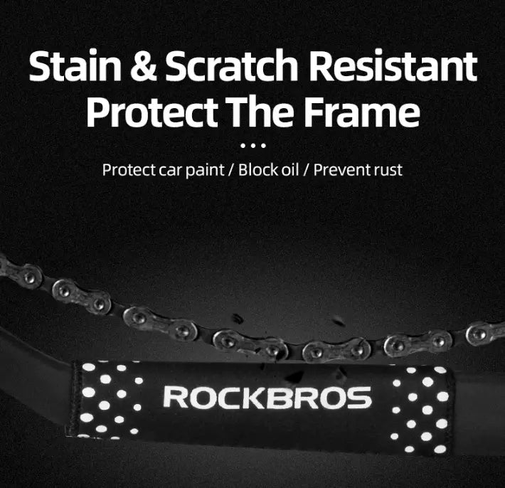 ROCKBROS kerékpárvázvédő lánctartók Véd a láncok okozta súrlódás ellen