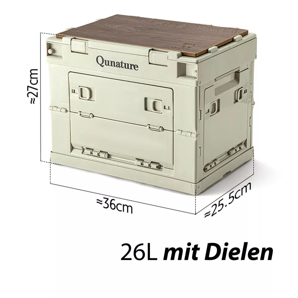 Qunature Camping Box összecsukható szervező Camping Box tároló doboz 26/55/60L