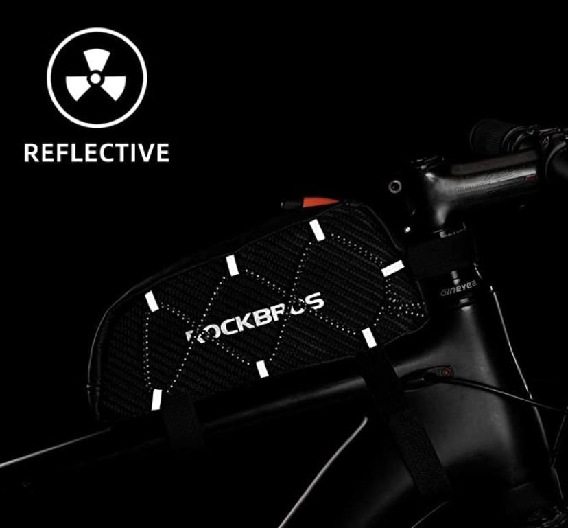 ROCKBROS 039BK Kerékpárvázas táska mobiltelefonhoz kb.1L