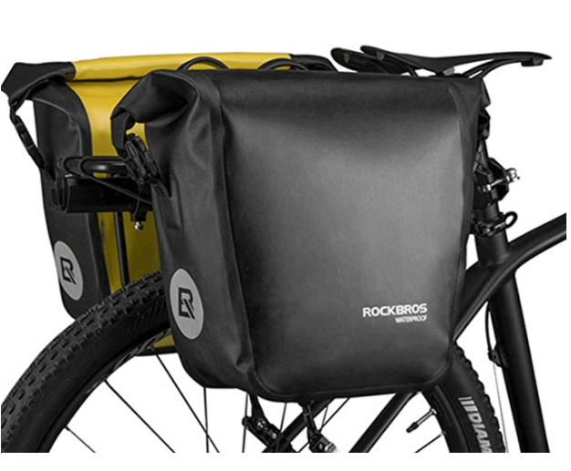 ROCKBROS AS-003-1BK első/hátsó hordtáska 100% vízálló 12-16L