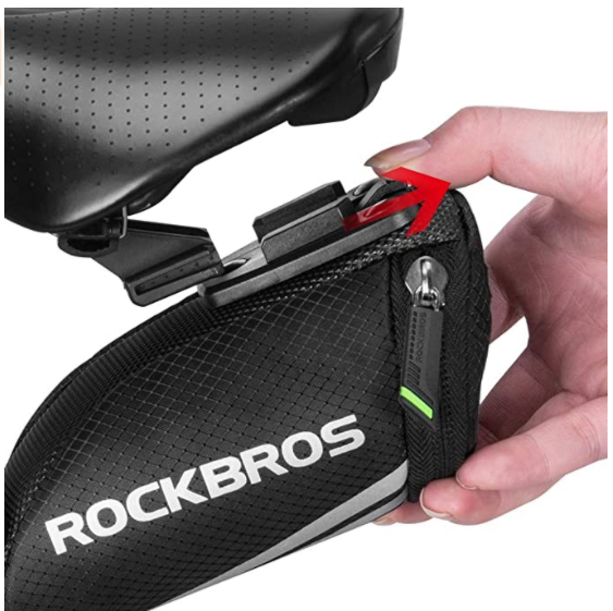 ROCKBROS C28 Kerékpáros nyeregtáska kerékpáros üléstáska rögzítőhevederekkel/tartóval