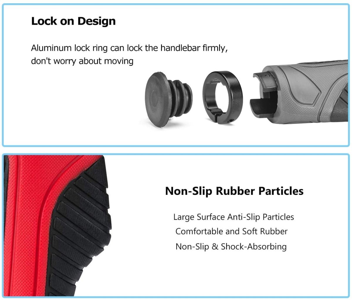 ROCKBROS ergonómikus kerékpár kormányrúd 22mm
