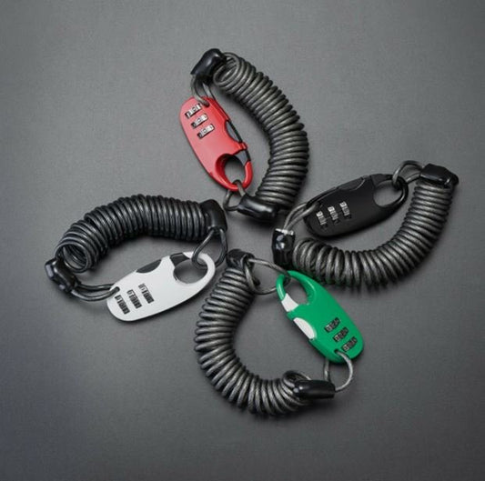 ROCKBROS sisakzár mini kerékpár motorzár kábelzár kombinációs zár