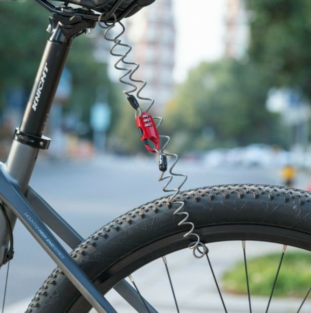 ROCKBROS sisakzár mini kerékpár motorzár kábelzár kombinációs zár
