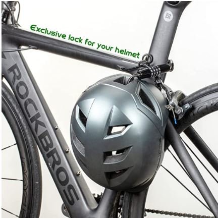 ROCKBROS Sisak acél kábelzár 150cm/4.6mm cink és PVC