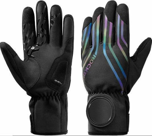 ROCKBROS Motorcycle téli kerékpáros kesztyű női / férfi futókesztyű kerékpározás