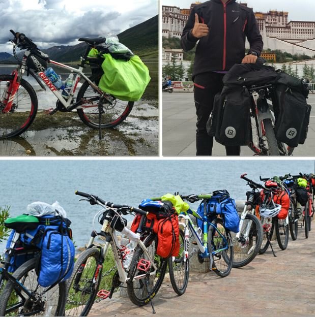 ROCKBROS MTB kerékpártartó reflektorral, félgyors kioldással, max.50 kg alumínium