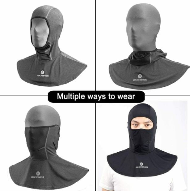 ROCKBROS Summer Balaclava Balaclava Hood Kerékpár / Motorkerékpár Bandanas UPF50 +