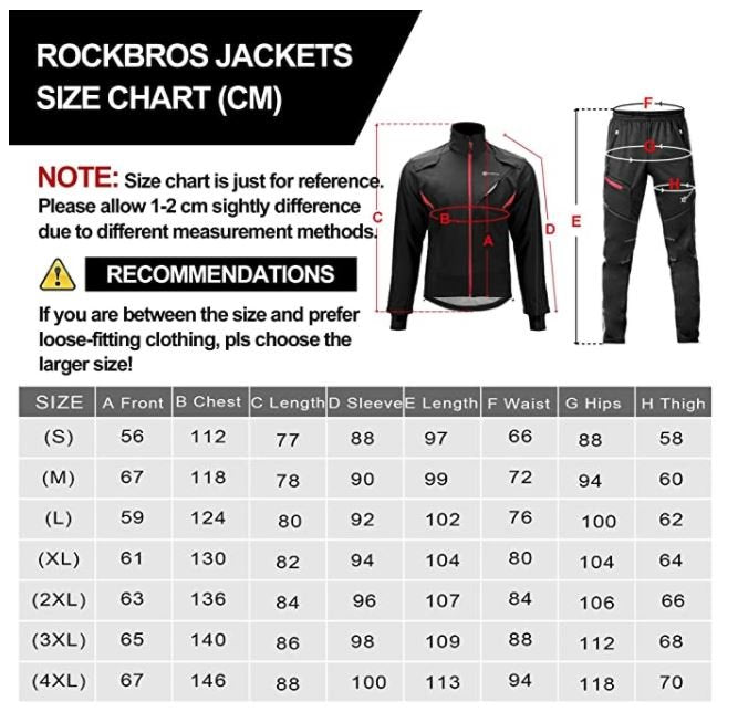ROCKBROS Téli kerékpáros dzseki nadrág szett