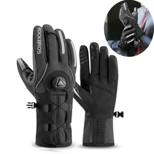 ROCKBROS Téli Síkesztyűk Kesztyűk SBR Kerékpáros Motoros Szélálló M-2XL